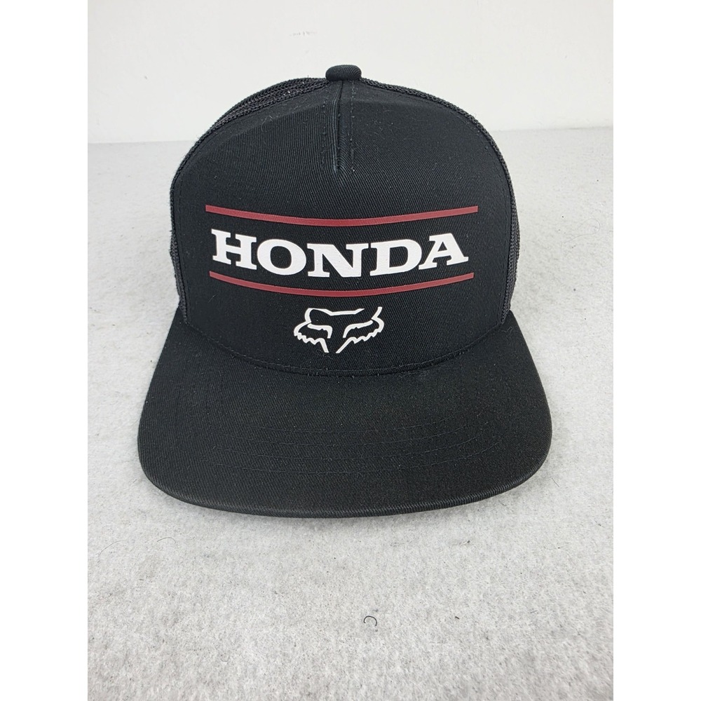 FOX HONDA RACING Youth Mesh Trucker Snapback Hat Cap Logo OSFM